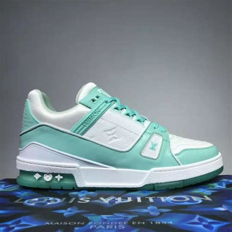 green louis vuitton trainers|louis vuitton light beam trainers.